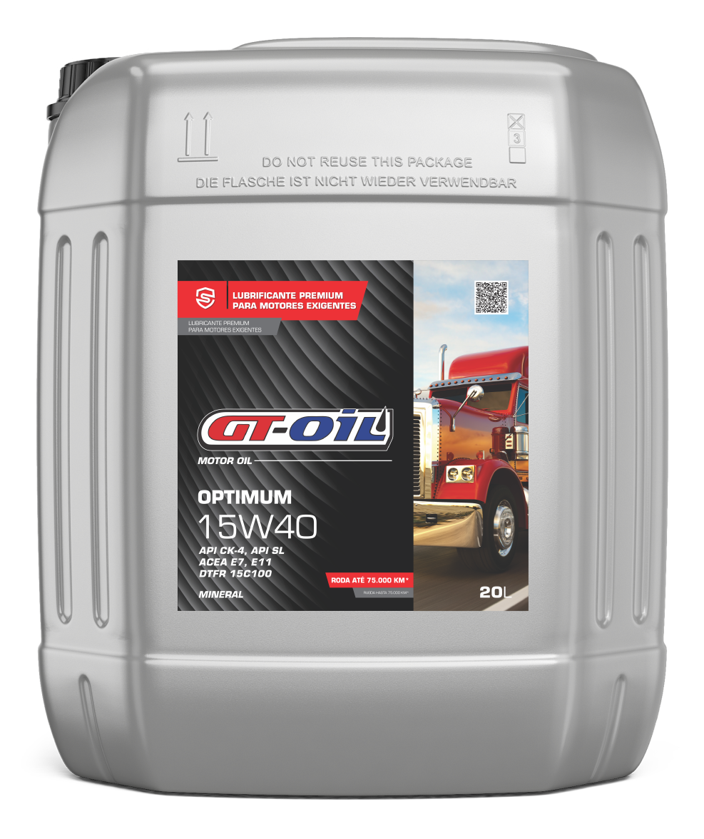 OLEO MOTOR OPTIMUM 15W40 API CK-4 MINERAL 20LT - 15020