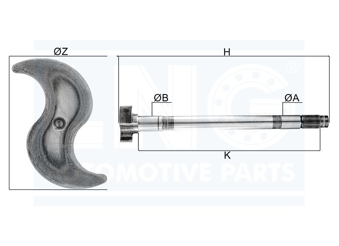 EIXO EXPANSORES 'Z' FREIO AR - 42-732