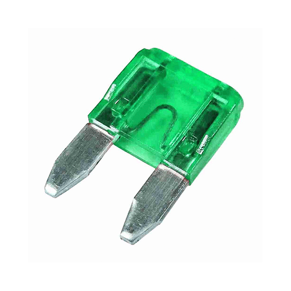 FUSIVEL MINI LAMINA 30A VERDE - 528207