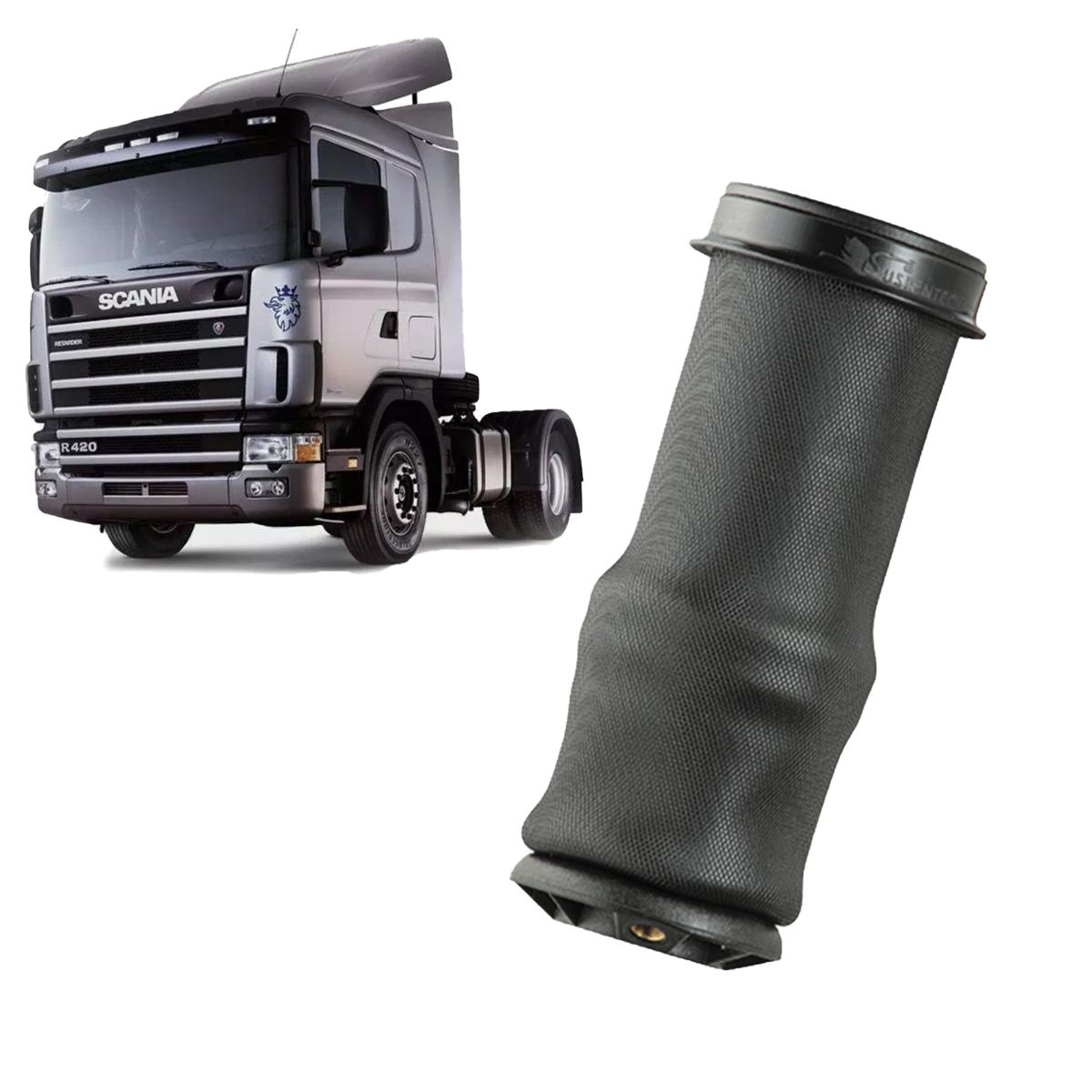 BOLSA AR CABINE DIANT. / TRAS. SERIE 4 SCANIA - BA43059