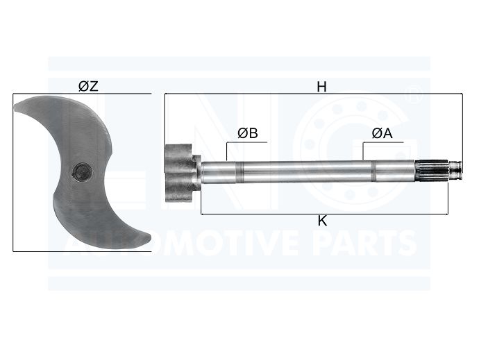 EIXO EXPANSORES 'Z' FREIO AR - 000.423.1736