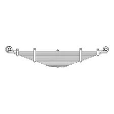 FEIXE MOLA TRASEIRA 13 LAMINAS - JAG2076FX
