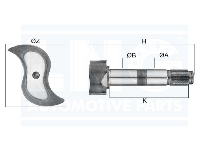 EIXO EXPANSORES 'Z' FREIO AR - 623.421.0236