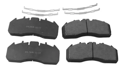 PASTILHA FREIO DIANTEIRO TRASEIRO B11R 2011... - 21024702-