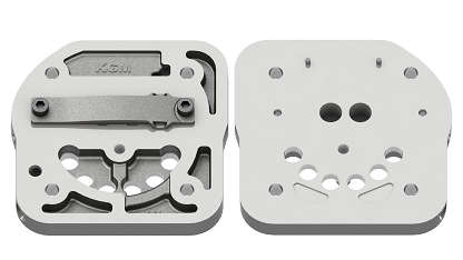 PLACA ASSENTO VALVULA COMPRESSOR LK38 / LK39 REFRIGERACAO AGUA - KGM2614