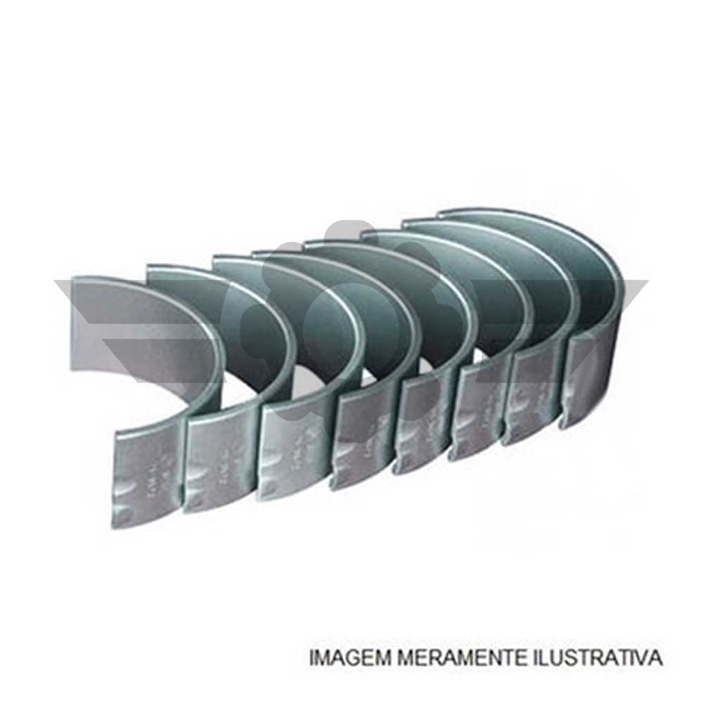 JOGO BRONZINA MANCAL MBB OM352/366A/LA  0,50mm - 77596620-0,50