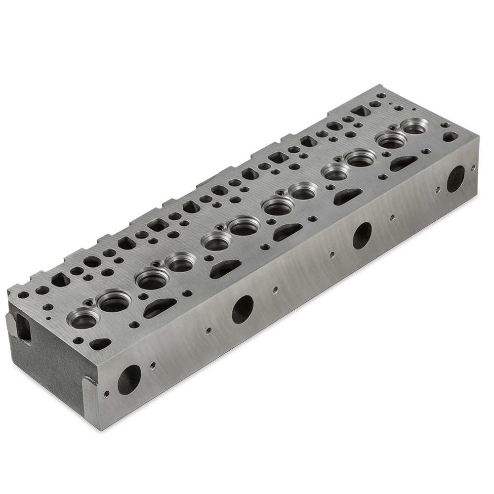 CABECOTE MOTOR MBB OM352A MONTADO TURBINADO 30 GRAUS - MB006A