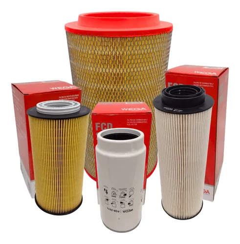 KIT FILTROS COMBUSTIVEL LUBRIFICANTE PACCAR MX13 2021 - WKP781