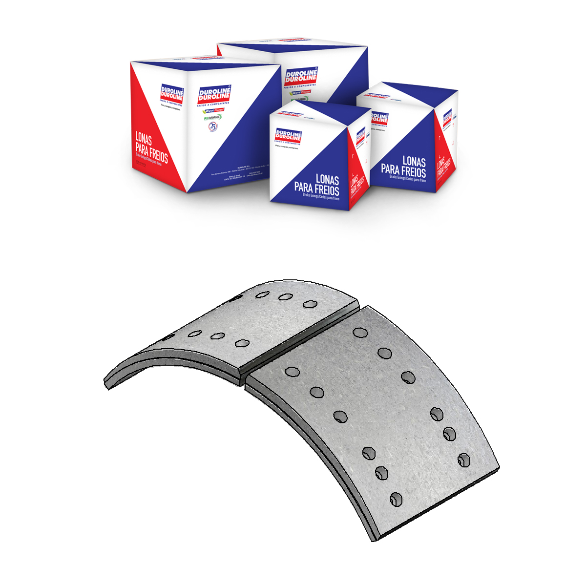 JOGO LONA FREIO - 4514GXDNA78