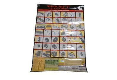POSTER DE TORQUE E MANUTENCAO PREVENTIVA MOTOR B - 3653215