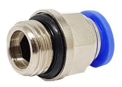 CONECTOR MACHO TUBO 6MM ROSCA M6 - PC06M6