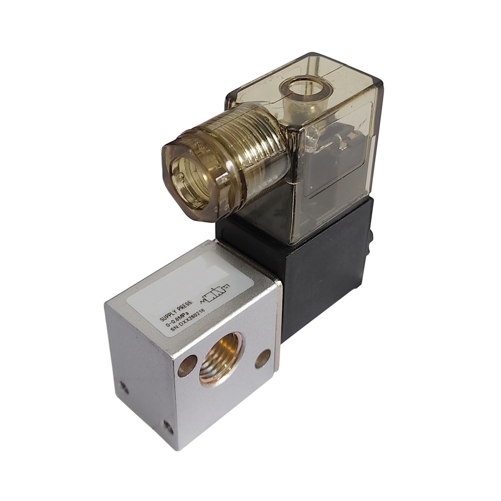 VALVULA 3-2 NF SOLENOIDE 12VCC COM CONEXAO PARA TUBO 1-4 - 7600331TH