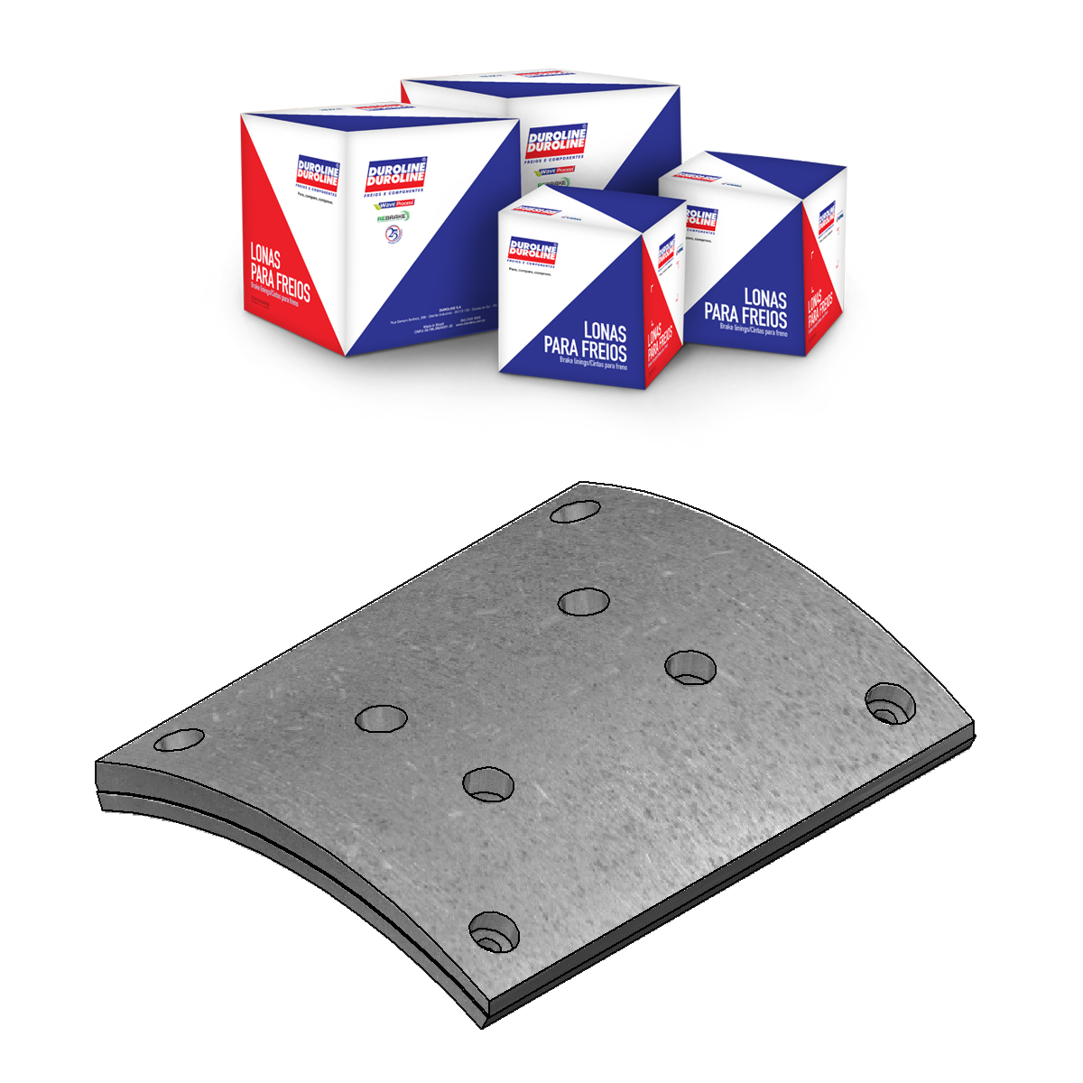 LONA FREIO TRASEIRO DM588DNA28 STD - DM588DNA28