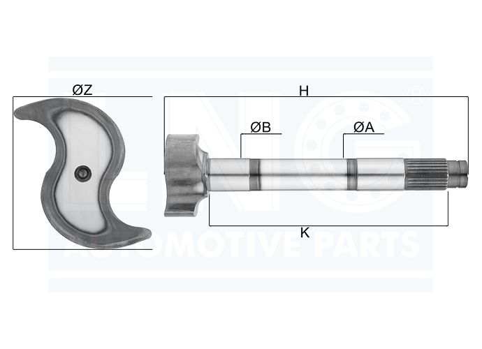 EIXO EXPANSORES 'Z' FREIO AR - 7149321