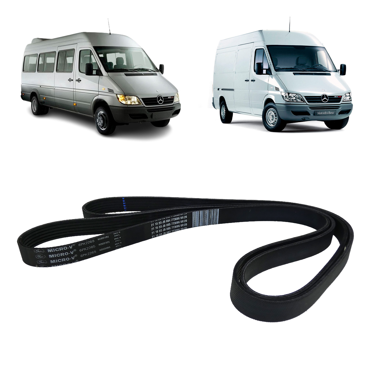 CORREIA POLY V GIR-ALT-BA SPRINTER CDI SEM AR COND - 6PK2260