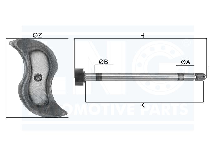 EIXO EXPANSORES 'Z' FREIO AR - 624.423.0336