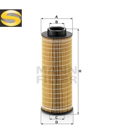 ELEMENTO FILTRANTE OLEO LUBRIFICANTE - HU1072X