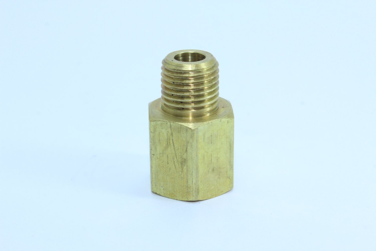 CONEXAO NIPLE MACHO/FEMEA 1/4 NPT X M16X - 521739