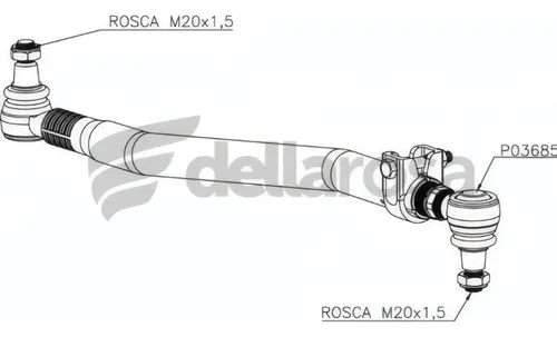 BARRA DIRECAO - 0034605505