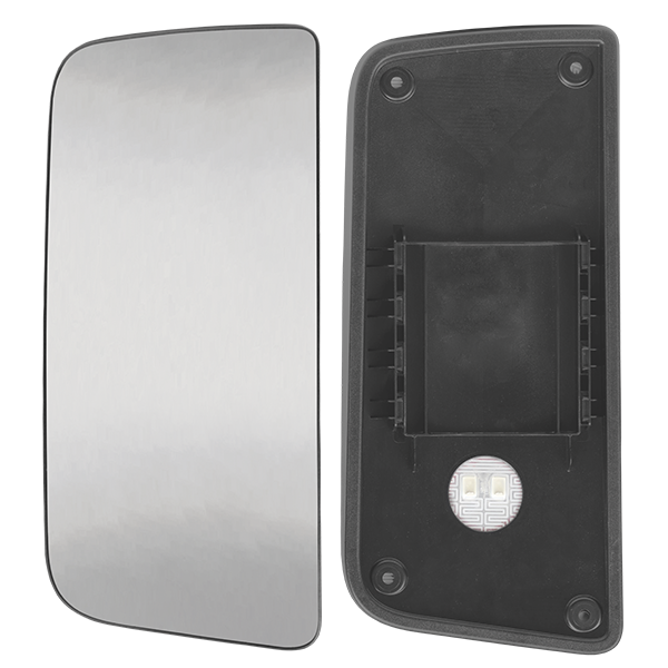 VIDRO COM BASE LD ESPELHO RETROVISOR COM DESEMBACADOR ( MAIOR ) CONVEXO - ER1324A