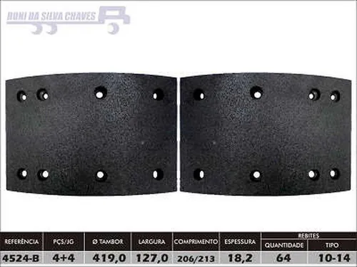 JG LONA FREIO  4524BAF600 - 4524BAF600