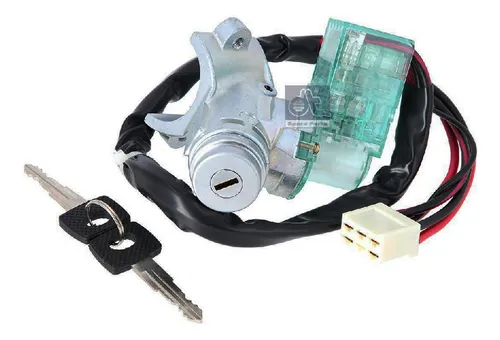 TRAVA COMUTADORA DA DIRECAO E CHAVE IGNICAO COM CHICOTE - BZ011008
