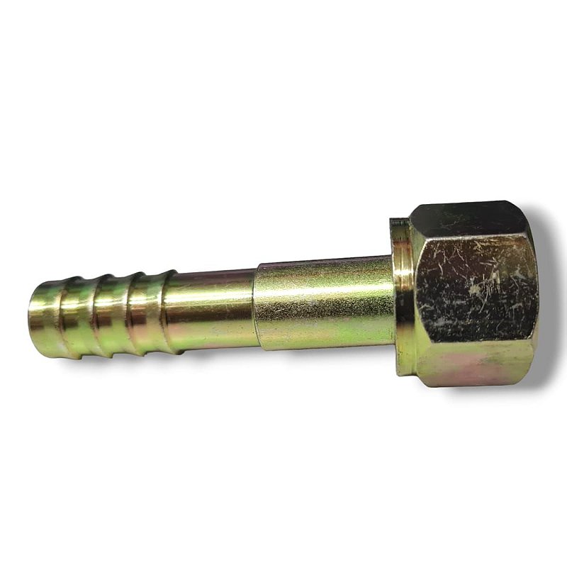 CONEXAO RETA FEMEA 10MM ORING ACO - RI450174