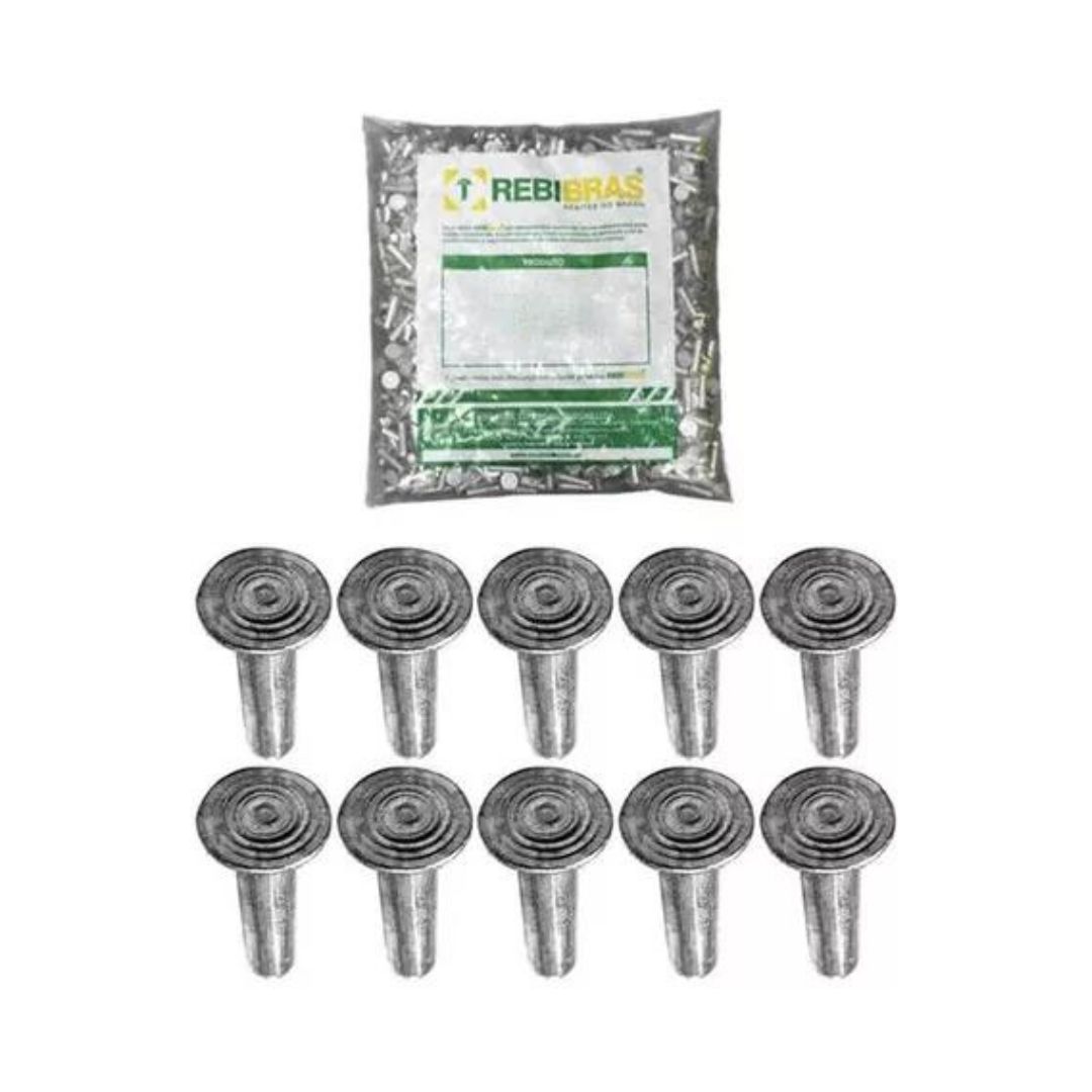 REBITE ALUMINIO MACICO 10X14 MILHEIRO - 10X14AM