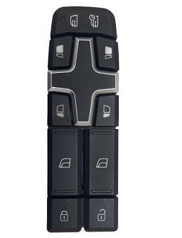 BOTAO VIDRO LE (VIDRO+TRVA+DESEMB ADOR+RETROVISOR SUP E INF) - 22154235