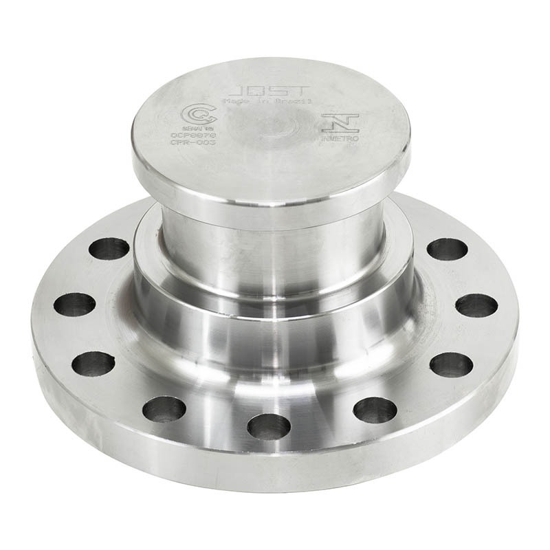 FLANGE PINO REI JOST 3.1/2", COM 12 FUROS FURO CENTRO - PR00004J00