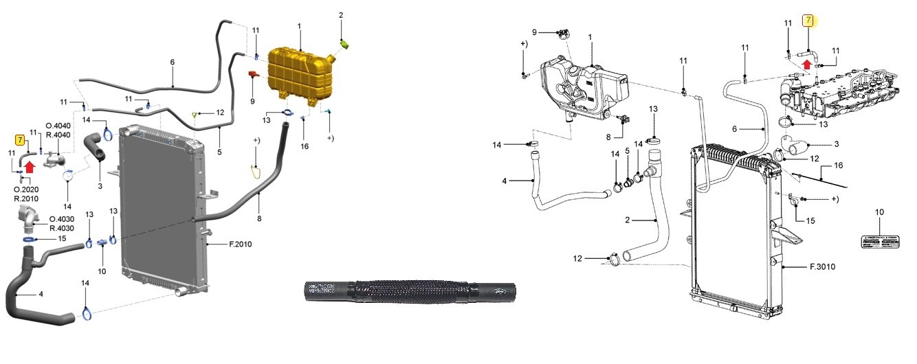 MANGUEIRA SUPERIOR CABECOTE AO RESERVATORIO EXPANCAO - 7C458276BA