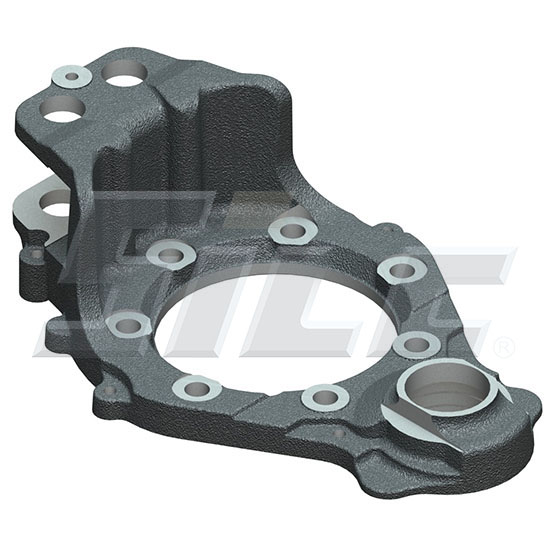 SUPORTE SAPATA FREIO TRASEIRO AXOR ATEGO ( ARANHA ) - SC01506