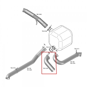 TUBO SAIDA MOTOR - TB1218
