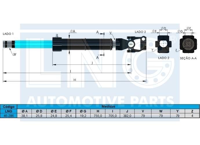 COLUNA DIRECAO - 384.460.8809