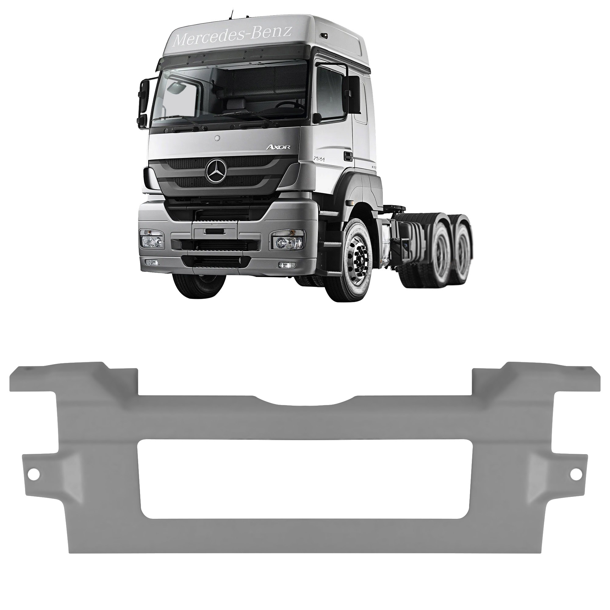 PARACHOQUE CENTRAL AXOR ( PLASTICO INJETADO ) - 801675000