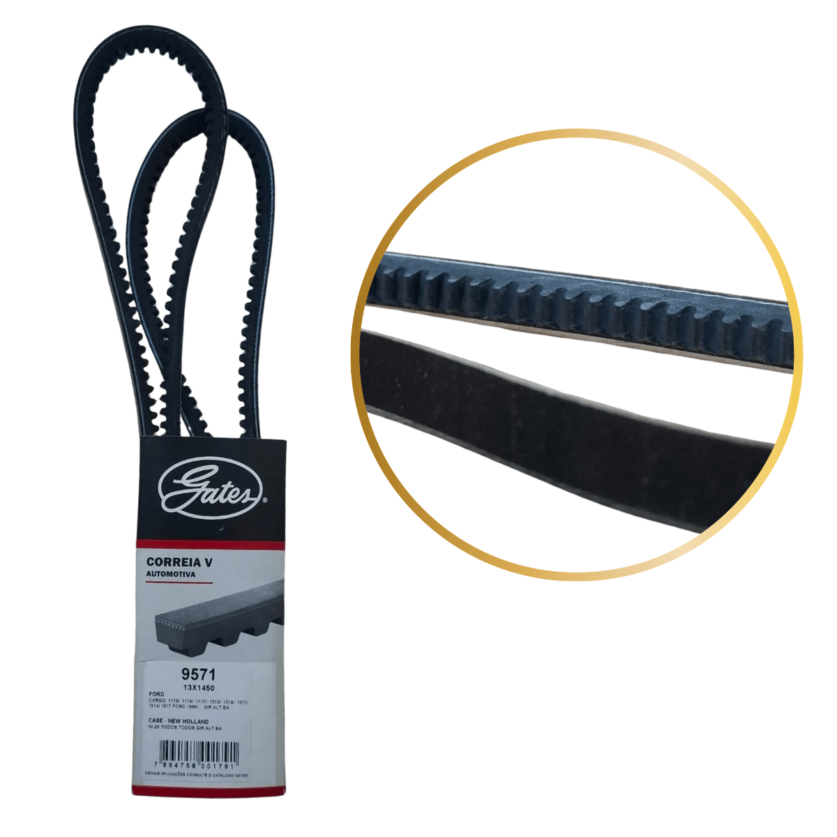 CORREIA SIMPLES 13X1450 - 87HU8K569EA