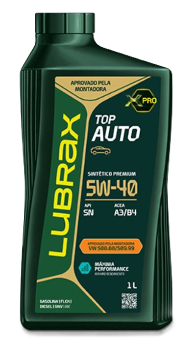 OLEO MOTOR LUBRAX TOP AUTO 5W40 508.88 SINTETICO 1L - 1.026.744