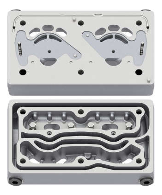 CABECOTE COMPRESSOR AR 2 CILINDRO VOLVO - KGM2248