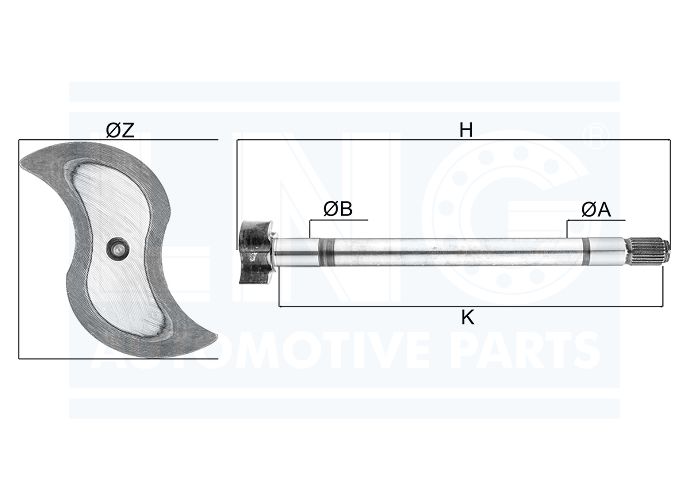 EIXO EXPANSORES 'Z' FREIO AR - 385.423.0136