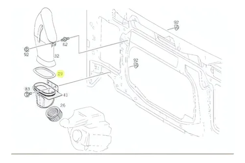COIFA VEDACAO FOLE PASSAGEM AR - 9705280291