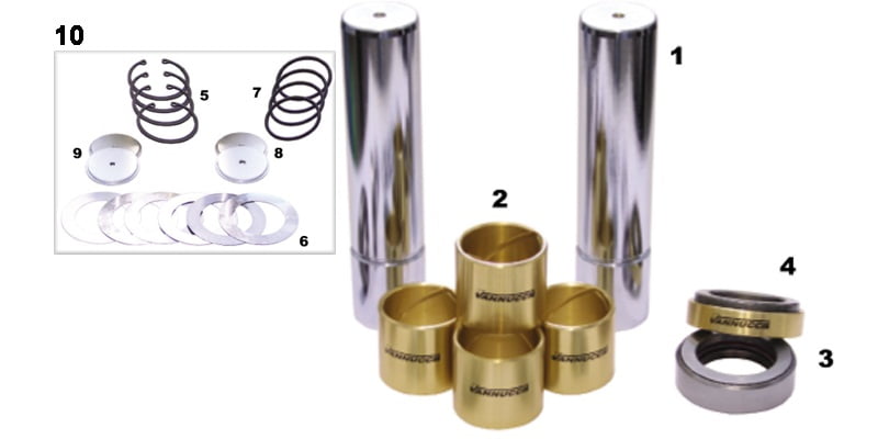 JOGO EMBUCHAMENTO STD C/ CHIME ROLAMENTO 51/50.00MM - VA102AR/STD