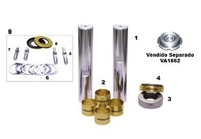 KIT REPARO SEM PINO C/ ROLAMENTO - TAR498629S