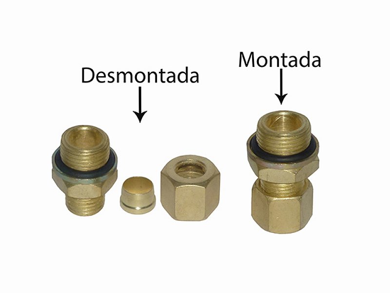 CONEXAO MACHO C/ORING TUBO 10 M22X1,50 - 307587